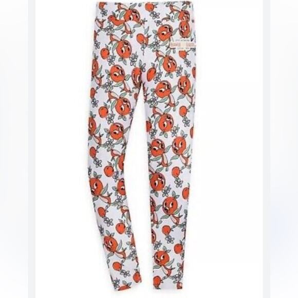 Disney Parks 2020 Epcot Flower and Garden Orange Bird Leggings M - Picture 4 of 4
